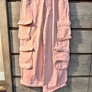 Trendy Pink Cargo Trousers